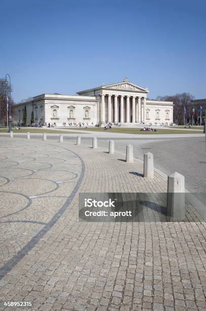 Glyptothek At Koenigsplatz Munich Germany Stock Photo - Download Image Now - Capital Cities, City, Famous Place