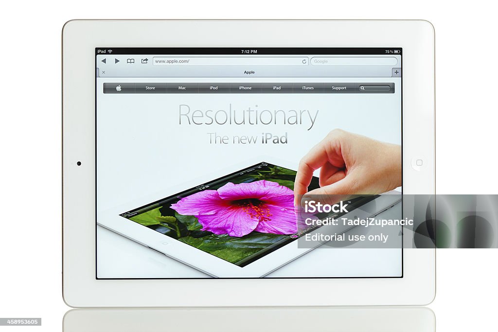 iPad 3 - Foto de stock de Mesa digital royalty-free