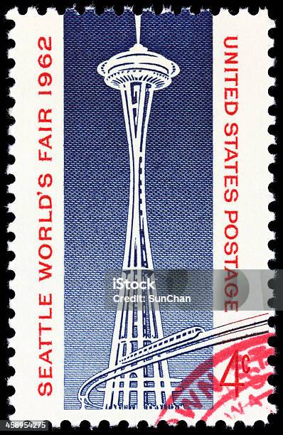 Foto de Feira Mundial De Seattle Em 1962 e mais fotos de stock de Feira Mundial - Feira Mundial, Seattle, Comunicação