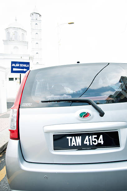 Asian woman enjoying the car pooling service ride