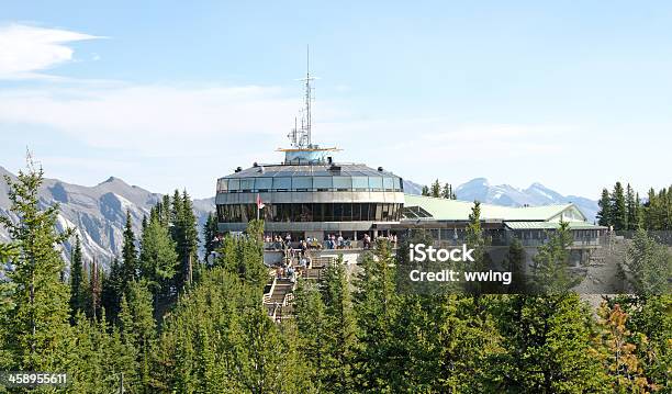 Sulphur Mountain Gondola Lookout 2 Stock Photo - Download Image Now - Alberta, Banff, Banff National Park