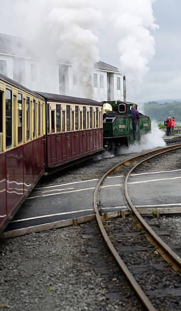 highland ferrocarril de ffestiniog & galés. - ffestiniog railway fotografías e imágenes de stock