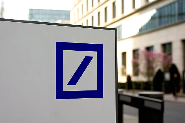 Deutsche Bank Logo stock photo