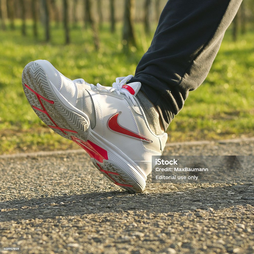 Sapato de corrida Nike - Royalty-free Nike - Marca de Designer Foto de stock