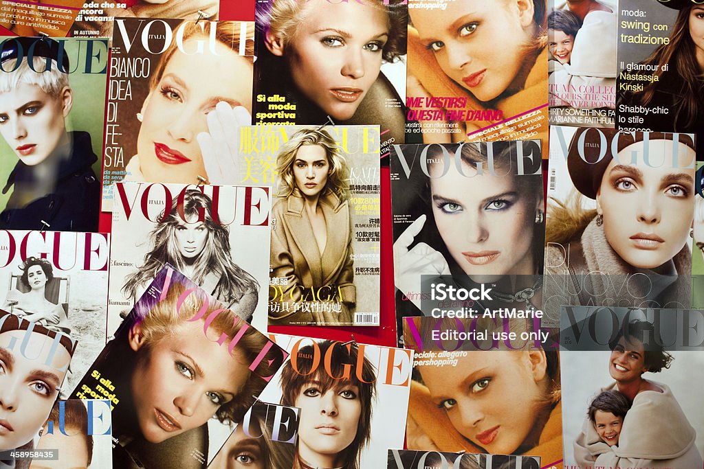 Vogue Magazine Covers Stock Photo - Download Image Now - Vogue Magazine ...