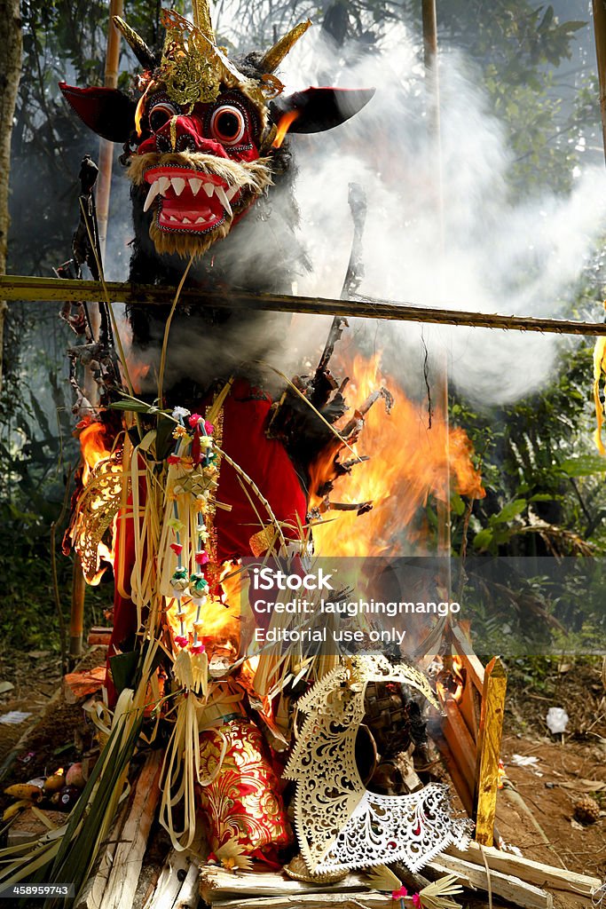 Balinês Cremação Bali na Indonésia - Royalty-free Bali Foto de stock