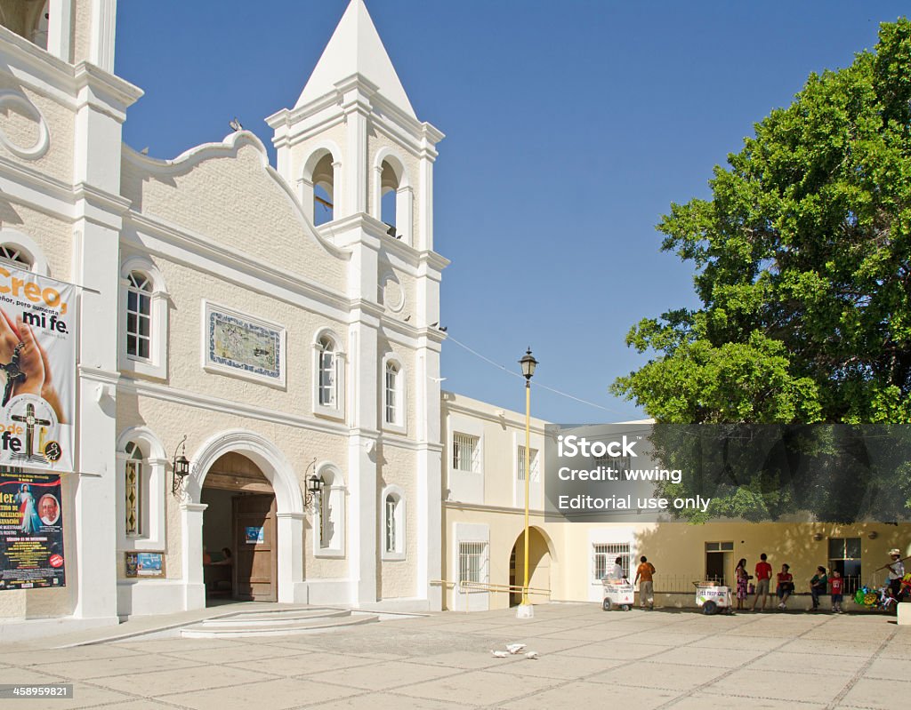 A Igreja Católica de San Jose del Cabo - Foto de stock de Cabo San Lucas royalty-free