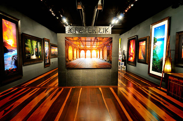 museum room with copy space