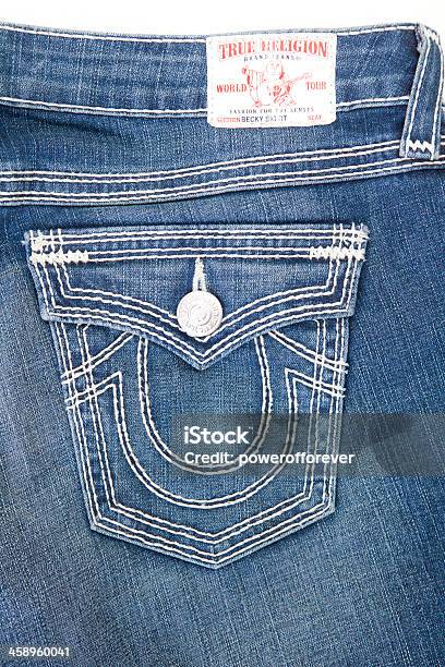 Jeans True Religion Marchio - Fotografie stock e altre immagini di Abbigliamento - Abbigliamento, Abbigliamento casual, Abito firmato