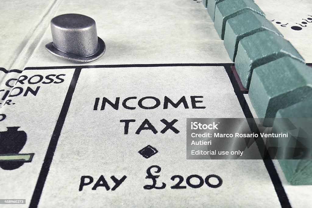 Monopolu-podatku dochodowego (nieruchomości) - Zbiór zdjęć royalty-free (Monopoly)