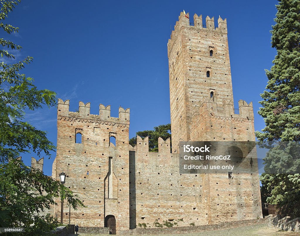Castell'Arquato Castelo Medieval, Itália - Royalty-free Aldeia Foto de stock