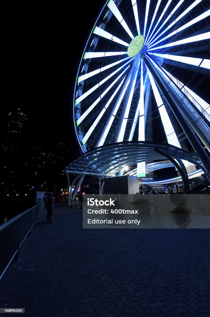 Grande roue de Seattle - Photo de Attraction foraine - Équipement de loisirs libre de droits