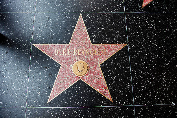 hollywood passeio da fama de hollywood estrela burt reynolds - burt reynolds imagens e fotografias de stock