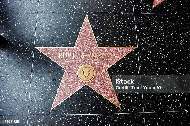 Hollywood Passeio Da Fama De Hollywood Estrela Burt Reynolds - Fotografias de stock e mais imagens de Ao Ar Livre