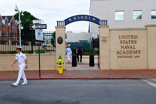 uniti.  naval academy - us naval academy foto e immagini stock