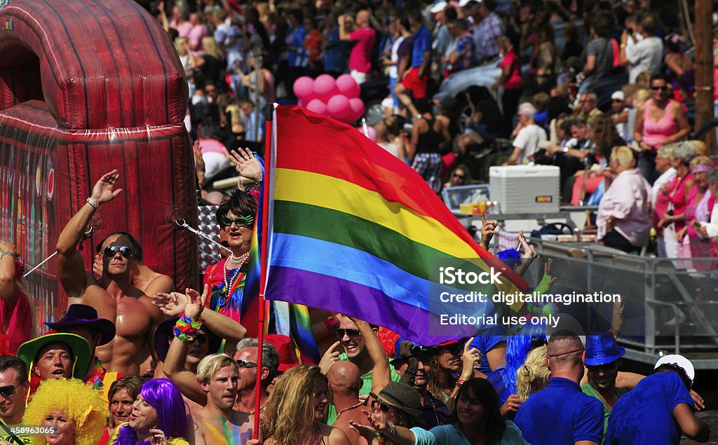 Parata Gay canale, Amsterdam - Foto stock royalty-free di Accordo d'intesa