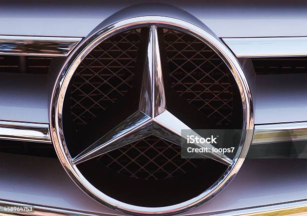 Mercedesbenz Logo Stock Photo - Download Image Now - Mercedes-Benz, Logo, Car