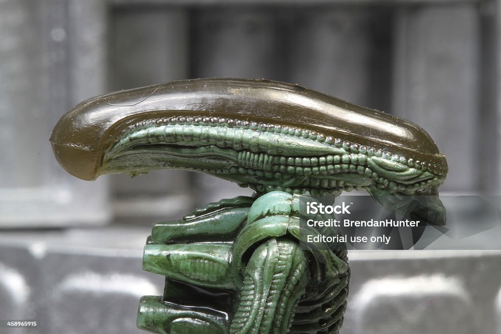 Alien no futuro - Foto de stock de 1980-1989 royalty-free