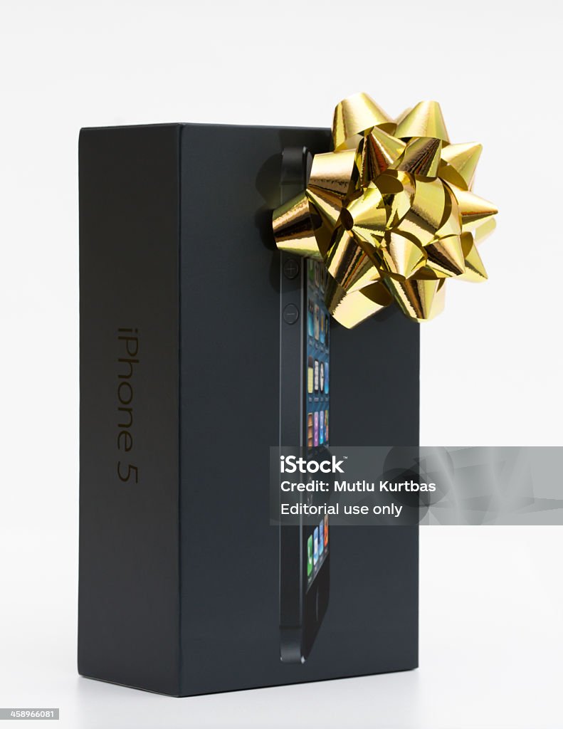 iPhone 5 Apple - Foto stock royalty-free di Compleanno