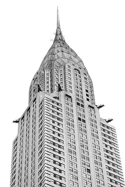 edificio chrysler de nueva york - chrysler building fotografías e imágenes de stock