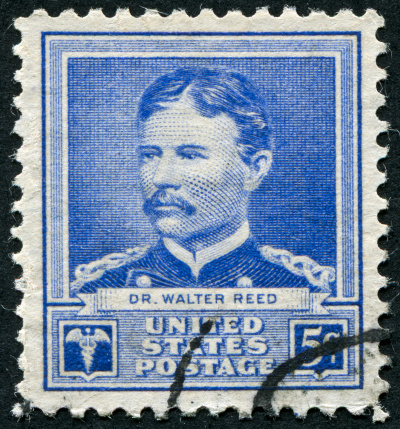 IRAQ - CIRCA 1932: A stamp printed in Iraq shows Faisal I of Iraq, circa 1932