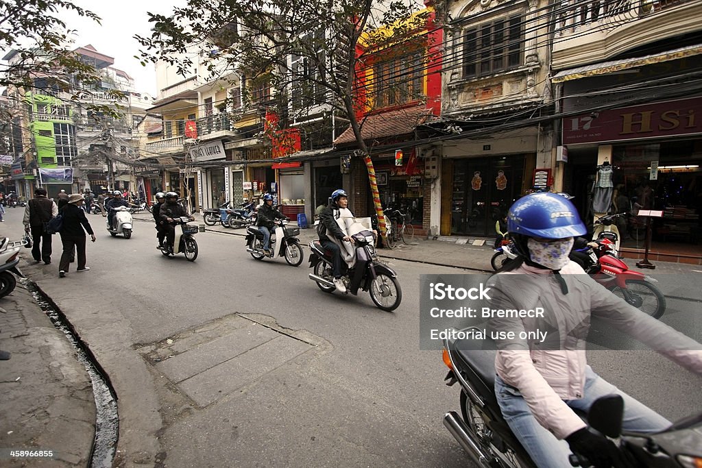 거리 늙음 분기 하노이 - 로열티 프리 구도시 스톡 사진