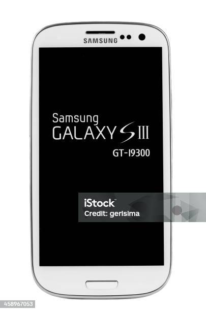 Photo libre de droit de Samsung Galaxy I9300 Siii Isolé Sur Blanc banque d'images et plus d'images libres de droit de Samsung - Samsung, Android - Marque déposée, Sans personnage