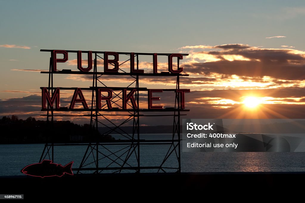 Market Pike Place - Zbiór zdjęć royalty-free (Bez ludzi)