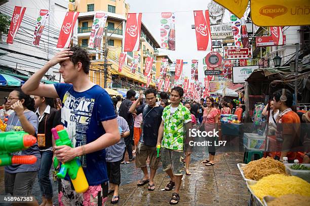 Songkran Thai New Year Stock Photo - Download Image Now - Thailand, Adult, Asian and Indian Ethnicities