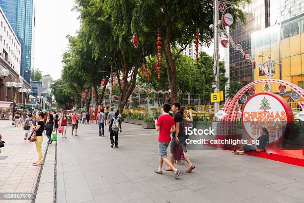 Orchard Road In Der Weihnachtszeit Stockfoto und mehr Bilder von Architektur - Architektur, Asien, Bauwerk