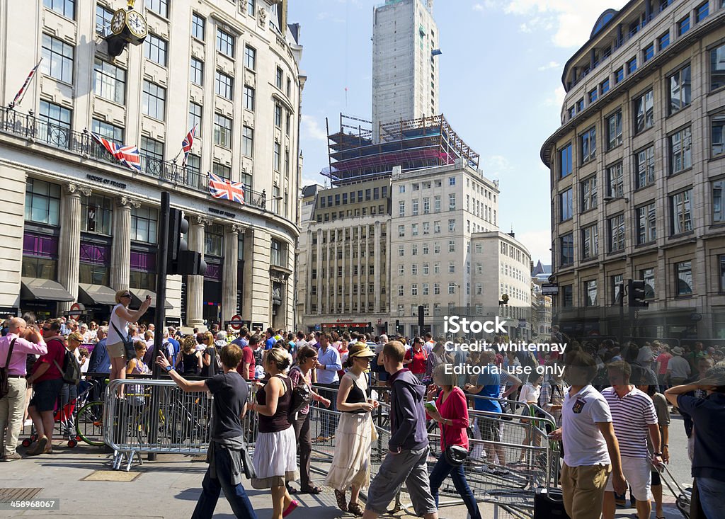 Olympic Marathon spectateurs - Photo de 2012 libre de droits