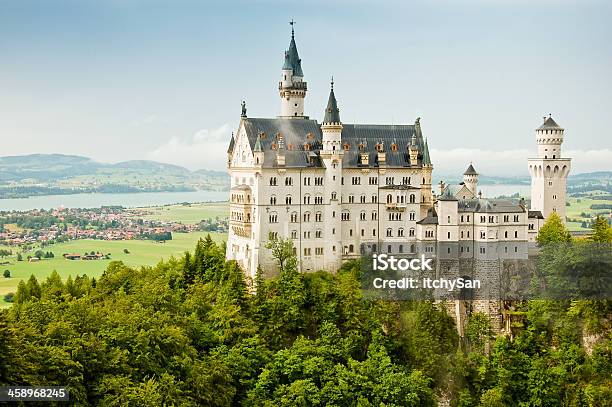Majestic Castle Neuschwanstein Stock Photo - Download Image Now - Castle, Neuschwanstein Castle, Germany