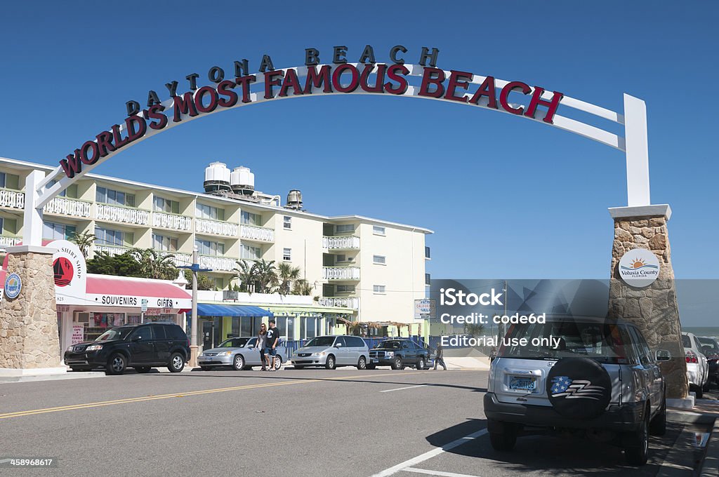 デイトナビーチの入口標示，フロリダ，アメリカ - アメリカ合衆国のロイヤリティフリーストックフォト
