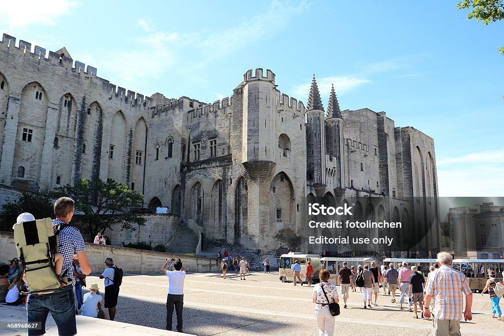 Palast des papes in Avignon - Lizenzfrei Geschichtlich Stock-Foto