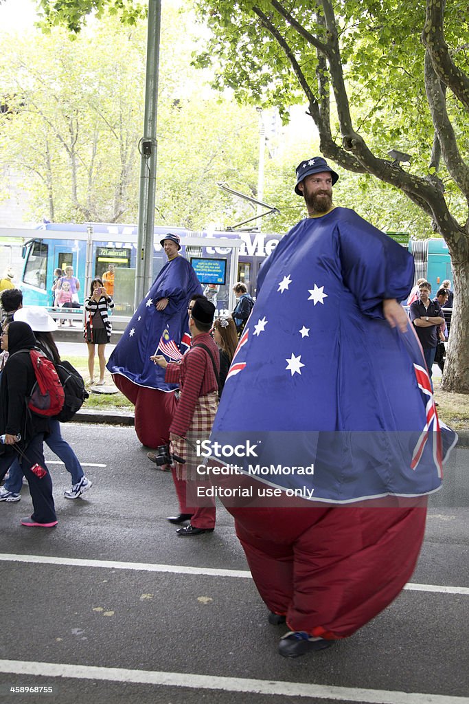 Desfile do Dia Nacional da Austrália - Royalty-free Anda Foto de stock