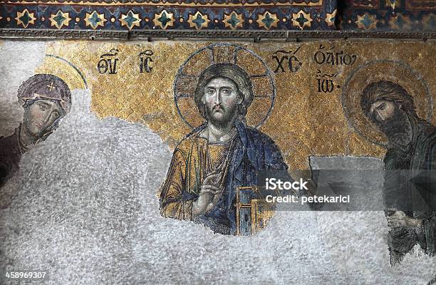 Mozaika Obraz Jezus Chrystus - zdjęcia stockowe i więcej obrazów Apostoł - wyznawca - Apostoł - wyznawca, Cesarstwo Bizantyńskie, Fresk