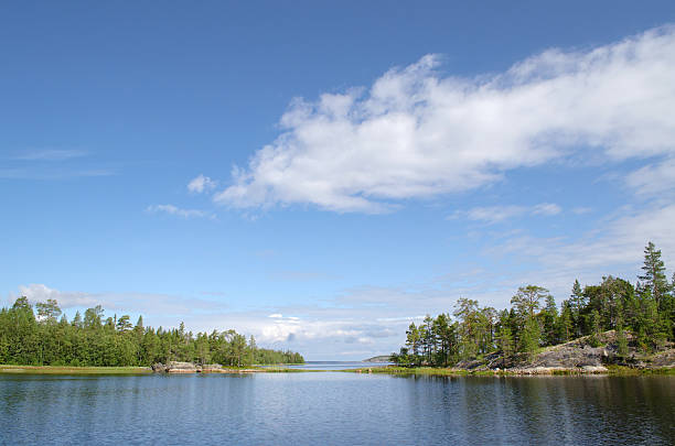 istock Island in the White sea 458969375