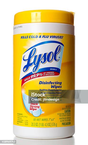 Lysol Disinfecting Салфетки Стеклянная Банка — стоковые фотографии и другие картинки Lysol - Lysol, Clorox, Вертикальный