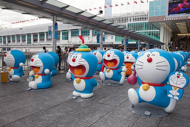 도라에몽 전람회 in hong kong - harbour city 뉴스 사진 이미지