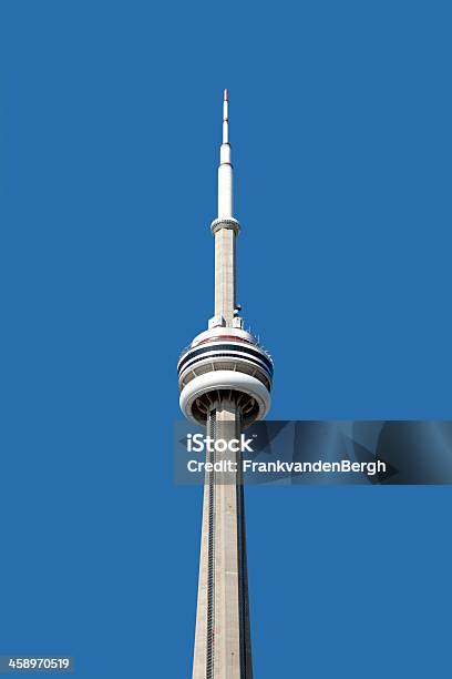 Cn Tower - Fotografias de stock e mais imagens de Alto - Descrição Física - Alto - Descrição Física, Ao Ar Livre, Azul
