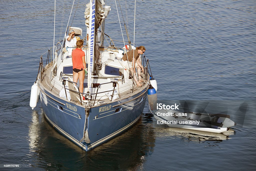 Voilier près de Datca de la mer Egée - Photo de 2012 libre de droits