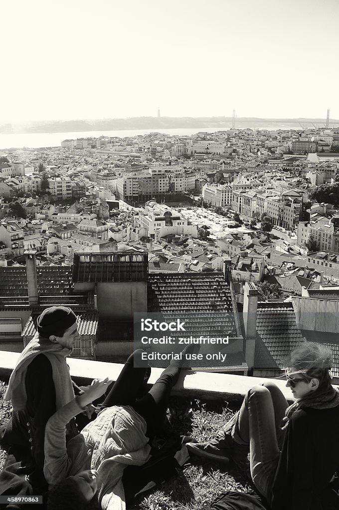 Détente à Lisbonne - Photo de Angle de prise de vue libre de droits