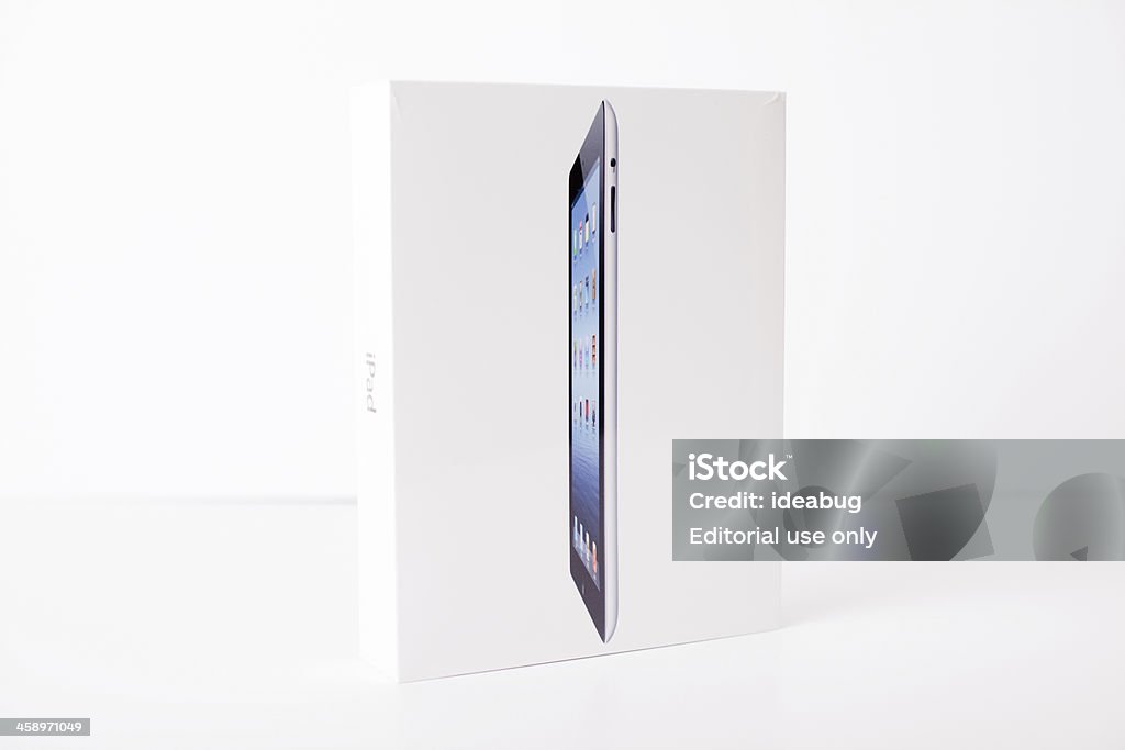 새로운 Apple iPad 3세대, 64GB, 블랙, Wi-Fi - 로열티 프리 iPad 스톡 사진