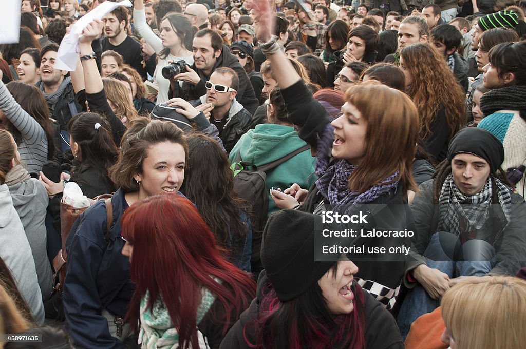 Demostración - Foto de stock de Grupo organizado libre de derechos