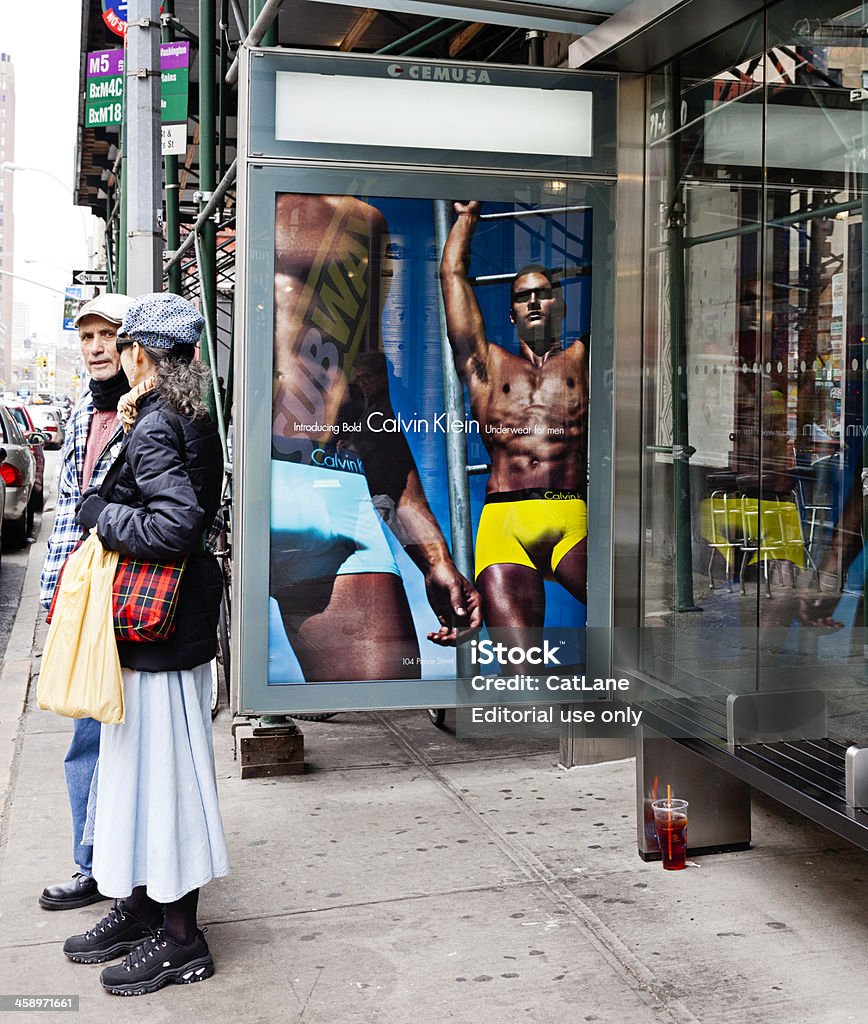Larger Than Life Advertising In Nyc Stock Photo - Download Image Now - Calvin  Klein - Designer Label, Fashion Model, Adult - iStock