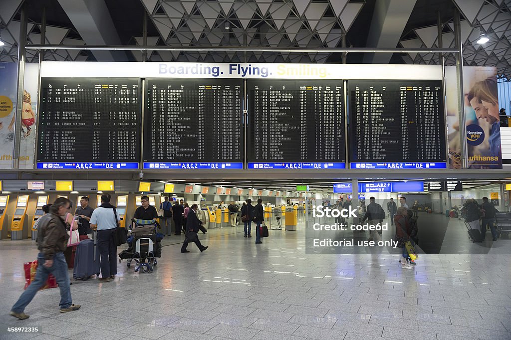 Frankfurt Airport Terminal 1 entrée principale du hall - Photo de Allemagne libre de droits