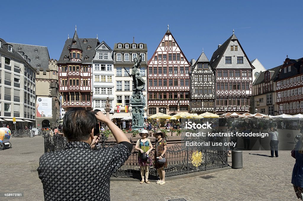 Römerberg, Frankfurt, Deutschland - Lizenzfrei Asiatischer und Indischer Abstammung Stock-Foto