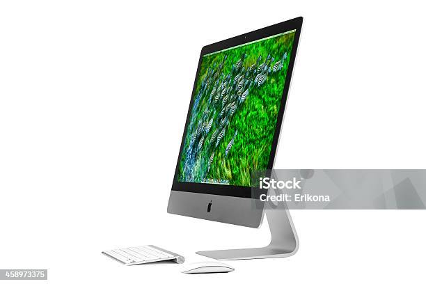 Foto de Novo Apple Imac e mais fotos de stock de Branco - Branco, Computador, Computador desktop