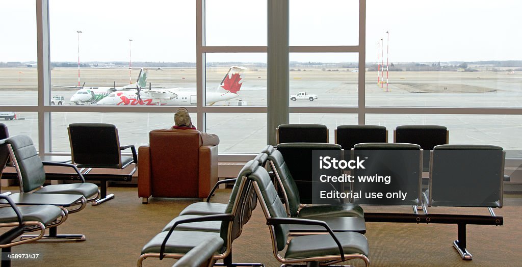 Edmonton Airport Gates - Lizenzfrei Abflugbereich Stock-Foto