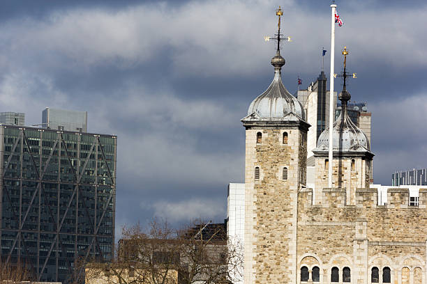 ロンドン塔、イングランド、英国 - local landmark international landmark middle ages tower of london ストックフォトと画像